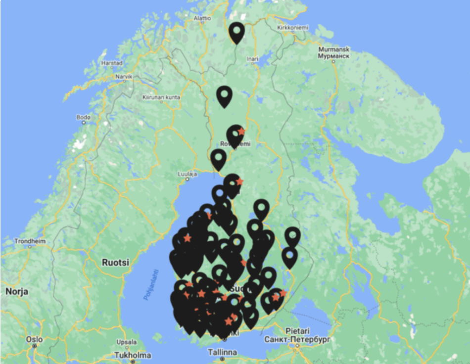 Jälleenmyyjäkartta